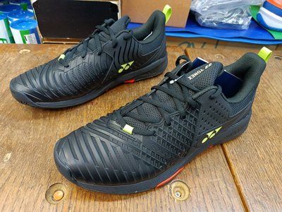 總統網球(自取可刷國旅卡)Yonex POWER CUSHION SONICAGE 3 黑色  網球鞋