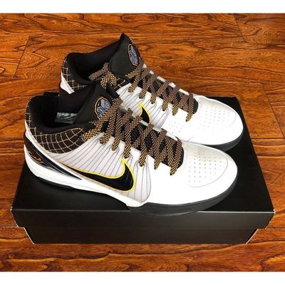 【正品】 Nike Zoom Kobe 4 Protro Del Sol 白黑金 男鞋 AV6339-101