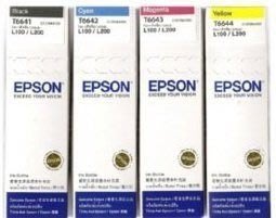 [哈GAME族]生 EPSON 原廠藍/紅/黃色填充墨水 T664100/T664200/T664300/T664400