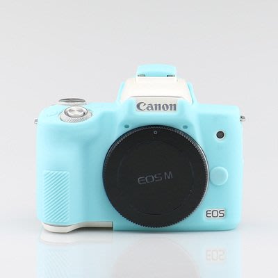 適用 for佳能 canon EOS M50矽膠套相機包 遮光罩鋼化膜UV濾鏡鏡頭蓋鏡頭套裝 w1106-200608[