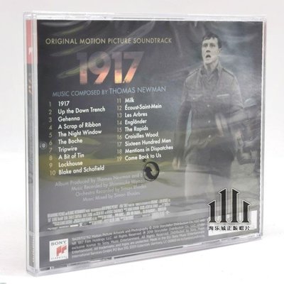 爆款CD.唱片~ORIGINAL SOUNDTRACK 1917 OST 電影原聲 CD [E]