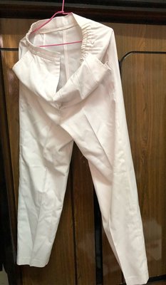 二手白色棉質護士褲