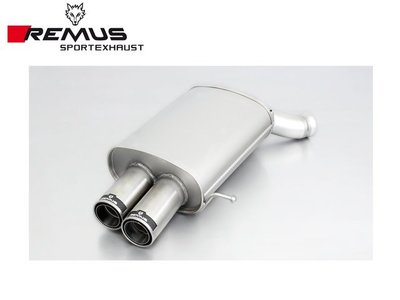 【Power Parts】REMUS 雙尾段(含尾飾管) BMW F10 520d 2010-