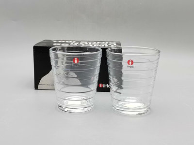 回流精品水杯 芬蘭iittala伊塔拉水波紋漣漪系列玻璃杯對