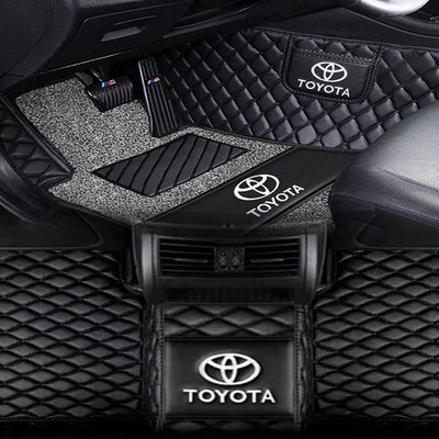 Toyota皮革腳踏墊豐田Yaris Corolla Vios CHR R4 C-極致車品店