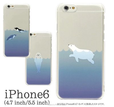 日本創意海洋風 Iphone 5/5s/6/6 plus/5.5/4.7吋/矽膠保護殼 保護套