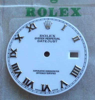 勞力士 ROLEX 原裝白大羅馬面盤，未翻修，適用3035 3135機芯 16014 16030 16234