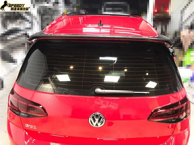 福斯 VW GOLF 7.5 GTI R  NEUSPEED 碳纖維 carbon 尾翼