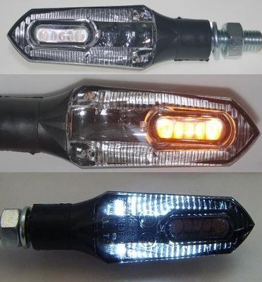 RILI-P-Pi007LED   尖型方向燈+位置燈LED 方向燈/R1/FZ6N/CBR1000RR/GSXR100