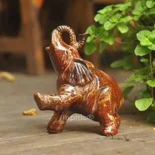 INPHIC-促銷創意歐式田園裝飾品擺飾特色陶瓷工藝品大象