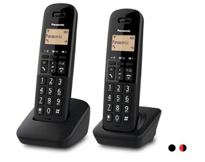 【通訊達人】Panasonic 國際數位 DECT 無線電話 KX-TGB312 TW雙手機_黑色款