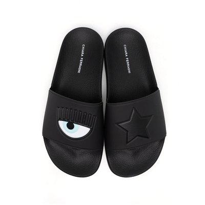 [全新真品代購-F/W22 新品!] CHIARA FERRAGNI 眨眼 星星 拖鞋 (多款顏色)