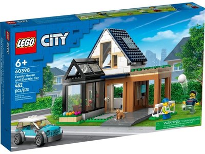積木總動員 LEGO 樂高 60398 City 城市住家和電動車 外盒:48*28*6cm 462pcs