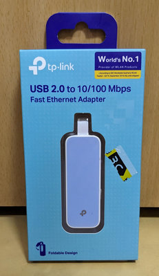 tp-link USB2.0 to 10/100Mbps 乙太網路卡 UE200 Fast Ethernet Adapter