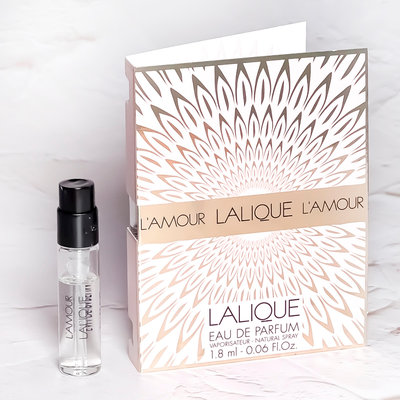 【Orz美妝】Lalique 萊儷 愛慕 女性淡香精 1.8ML 噴式 針管 試管  L＇Amour
