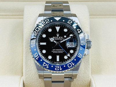 【鐘點站名錶】 2022年 Rolex 勞力士126710blnr 藍黑版帶 126710