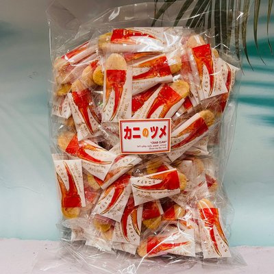 日本 尼西 新西  螃蟹風味米果 蟹風味米果 蟹腳造型包裝 285g