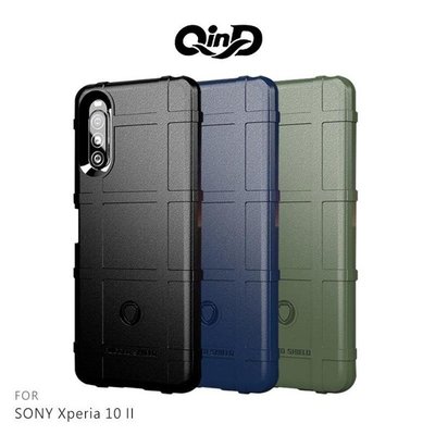 【愛瘋潮】免運 QinD SONY Xperia 10 II 戰術護盾保護套 鏡頭加高 保護套 手機殼