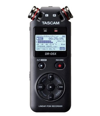 【 公司貨】日本 TASCAM DR-05X 攜帶型數位錄音機  操作簡單
