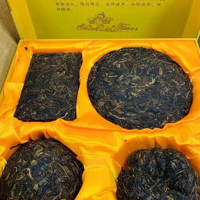 云南普洱福海茶廠2006年易武生茶1千克禮盒裝老生茶 昆明干倉存放