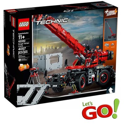 【LETGO】全新現貨 LEGO 樂高積木 科技系列 42082 曠野地形起重機 吊車 工程車 耶誕禮物 生日禮物