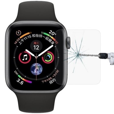 【奈米加強防爆】Apple Watch Series4 40mm 44mm 9H 鋼化玻璃貼 螢幕保護貼 鋼化膜