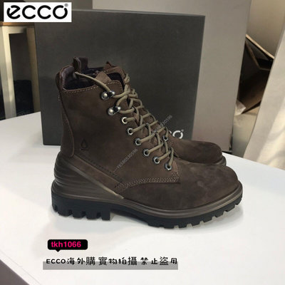 ECCO 新款秋冬馬丁靴工裝靴高幫皮靴趣闖460354 39-44碼