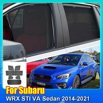 百货精品SUBARU 適用於斯巴魯 WRX I VA 轎車 1421 車窗遮陽罩前擋玻璃後側窗簾遮陽板遮陽板