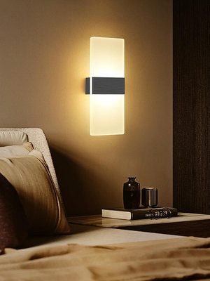 小鹿勝保羅 壁燈臥室LED床頭燈現代簡約客廳背景墻創意北歐設計師壁燈