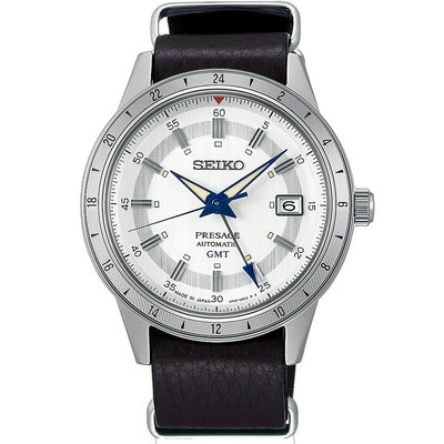 SEIKO 精工 Presage Style60’s系列復古 限量 110週年GMT機械錶 4R34-00E0J/SSK015J1