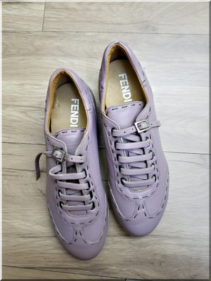 FENDI 正品新品 紫色休閒鞋 球鞋 無配件可面交 37 義大利製