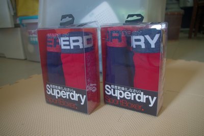 Superdry 極度乾燥 Sport Boxers  男生 四角內褲 x2 (S) by A&amp;F