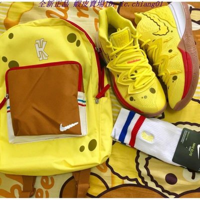 全新正品 Nike Kyrie 5 Spongebob 海綿寶寶 歐文5  CJ6951-700  黃色