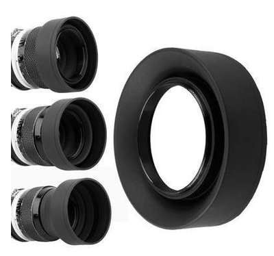 超 奧林巴斯E-PL6 EPL5 EPL7 EM10微單相機遮光罩40-150mm長焦鏡頭58MM三段式遮光罩