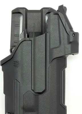 【BCS武器空間】BLACKHAWK 2級槍套Sig P320 TLR 1&amp;2內紅點 黑色-P0000229