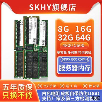 SK 海力士 64G 32G 16G 8G DDR5 4800 5600 REG 服務器內存條