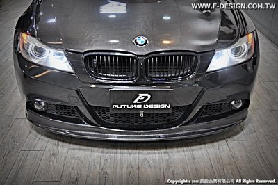 【政銓企業有限公司】BMW E90 LCI 小改款 MTECH 保桿專用 A款碳纖維 卡夢 前下巴 密合度保證 現貨