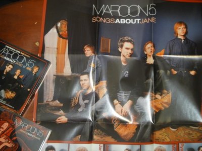 Maroon 5 魔力紅 Songs about Jane 珍情歌特別版附海報