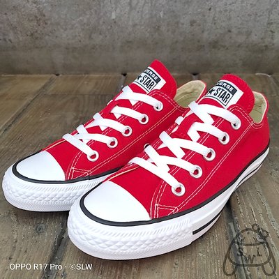 『 SLW 』M9696C 男女 CONVERSE Chuck Taylor All Star 基本款 紅色 帆布 低筒