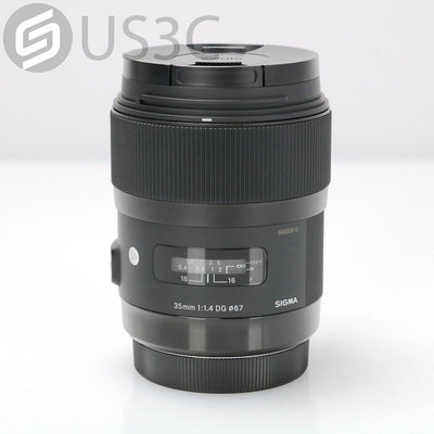 【US3C-桃園春日店】公司貨 SIGMA 35mm F1.4 DG HSM Art For Canon 超廣角及廣角定焦鏡頭 恒定光圈 HSM內對焦 二手鏡頭