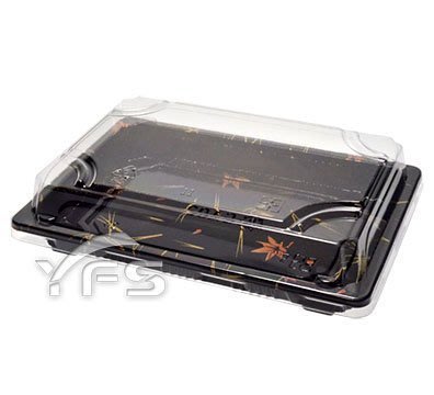 SA01壽司盒(楓葉) (外帶餐盒/水果盒/手捲盒/滷味/沙拉/生魚片/塑膠餐盒)