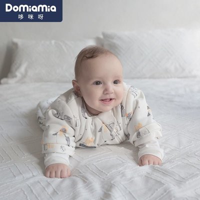 【直營】Domiamia新生兒恒溫睡袋春秋薄款嬰兒防踢被寶*特價