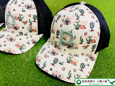 [小鷹小舖]PUMA GOLF 高爾夫球帽 02445601 卡車帽 西方風格的經典P帽 精美刺繡 時尚印花 抗汗調整帶