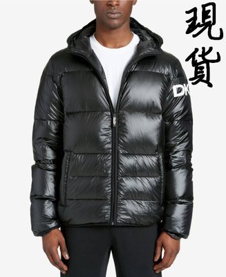 #01美國代購 現貨 DKNY 羽絨外套 Mid-Length Hooded Puffer Jacket  (XL)