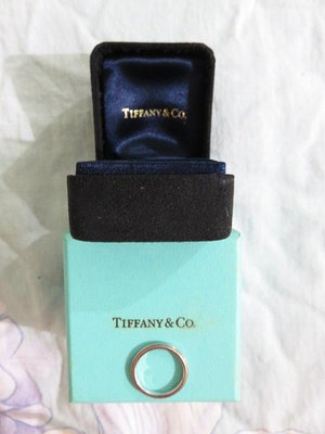 Tiffany & Co. 蒂芙尼 白金戒指, PT950, 二手