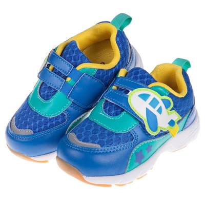 童鞋(14.5~18公分)ArnoldPalmer雨傘牌小飛機藍色兒童運動鞋M8S574B