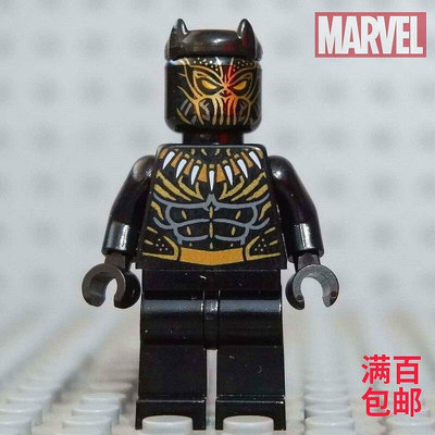 易匯空間 【上新】LEGO 樂高 超級英雄人仔  SH477 振金戰衣 基爾蒙格 黑豹 76099 LG160