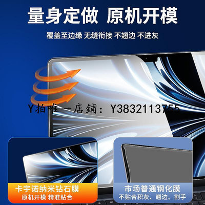 筆電熒幕膜 適用macbookpro14屏幕膜air13.3蘋果2023M1pro芯片max筆記本15.4保護膜m2電腦