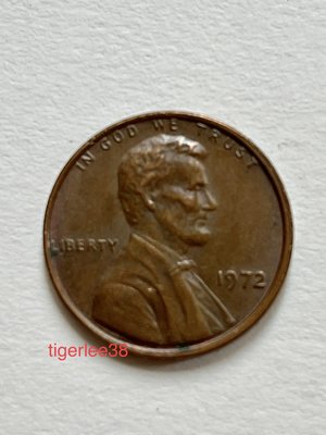 [老排的收藏]~~美洲錢幣~美國1972年無記美元1分硬幣.(3)