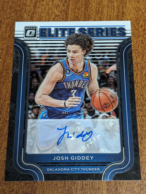 2022-23 Donruss Optic The Elite Series Signatures #19 Josh Giddey 限量99張